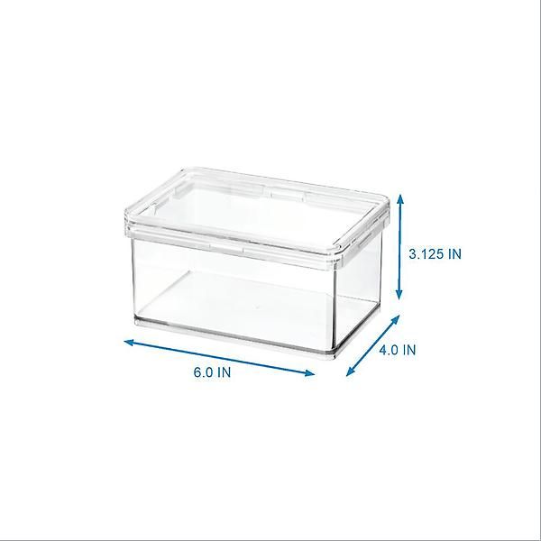 THE HOME EDIT Large Canister 2.5 qt. Clear | The Container Store