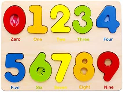 Aile Wooden Preschool Learning Number Puzzles Toys for Kids Age 2-4， Educational Toys | Amazon (US)