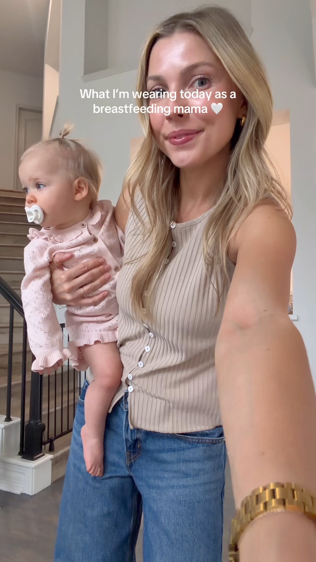 Mommy and me outfit! Top is nursing friendly. S in top and 27 in jeans.

#LTKootd #LTKmomlife #LTKdayinmylife