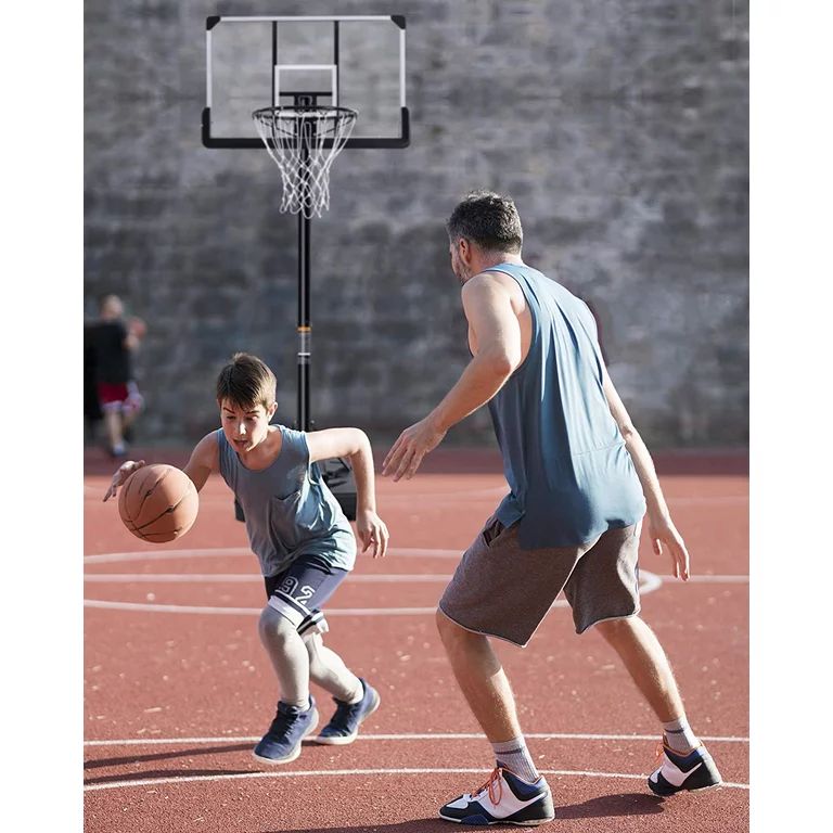 Portable Basketball Hoop Goal Basketball Hoop System Height Adjustable 7 ft. 6 in. - 10 ft. with ... | Walmart (US)