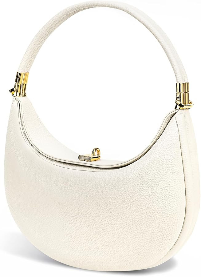 ACUYE Crescent Bag for Women Half Moon Bag Crossbody Bag PU Leather Top Handle Handbag Shoulder B... | Amazon (UK)