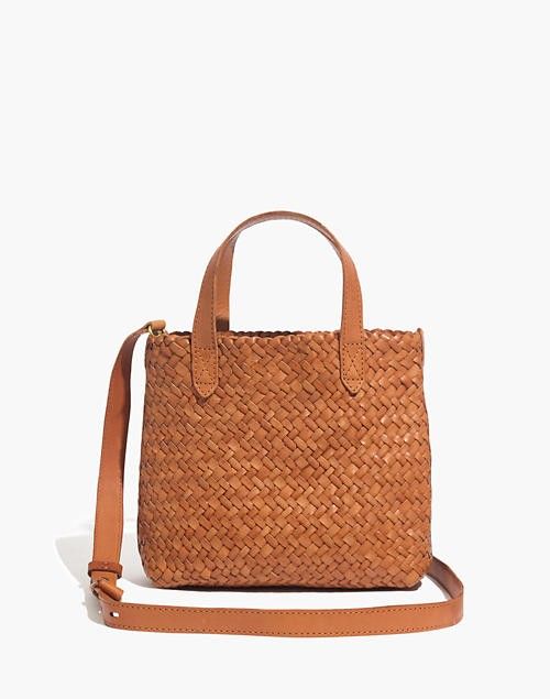 The Small Transport Crossbody: Woven Leather Edition- Madewell Bag | Madewell