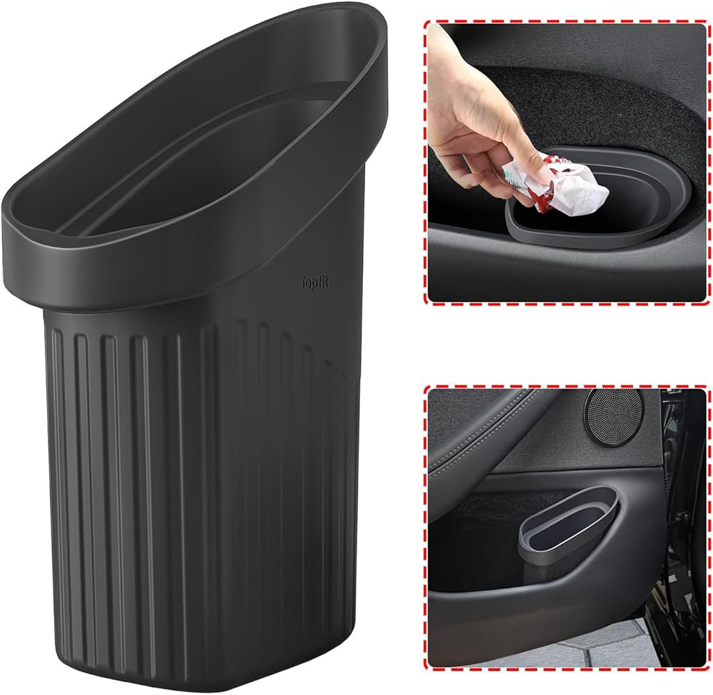 BMZX Car Trash Can Trash Bin, Car Accessories for Interior Garbage Can, Car Door Trash Can,Multif... | Amazon (US)
