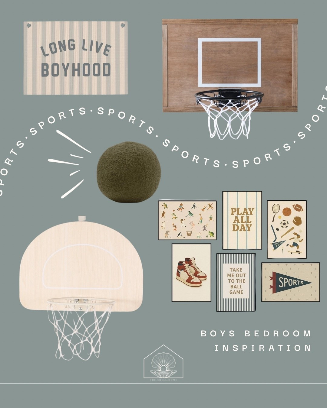 A sports themed bedroom inspiration!

Loving this fun and playful design with the sport elements and blue hues 🤩#LTKFindsUnder50 

#LTKHome #LTKKids