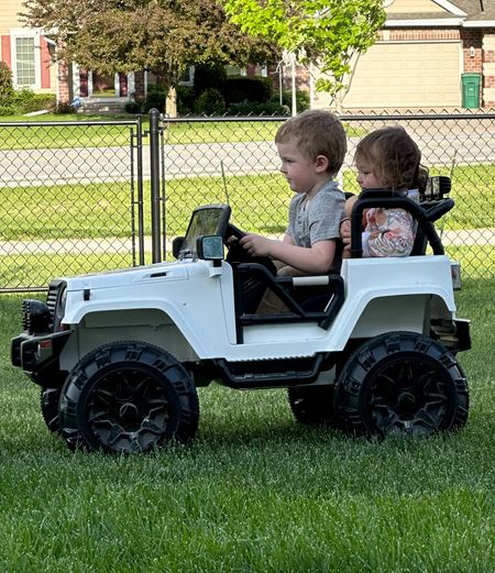This kids electric jeep from Amazon is one of our favorite gifts for our kids! They love it, it comes with a remote so you can control it as well! 

#LTKKids #LTKGiftGuide