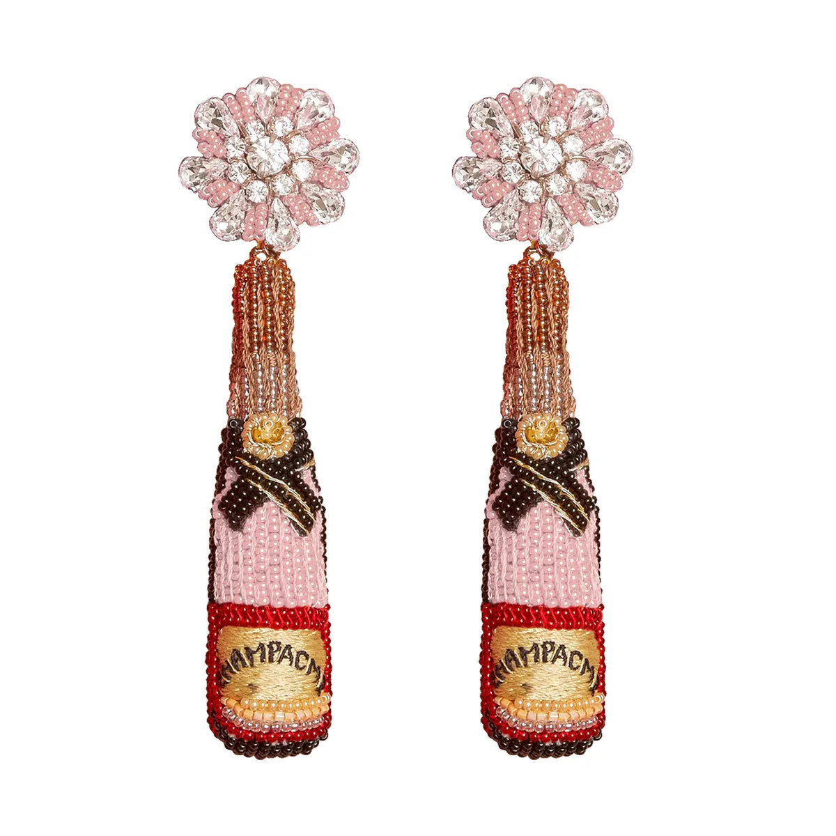 Rose Champagne Earring | Over The Moon