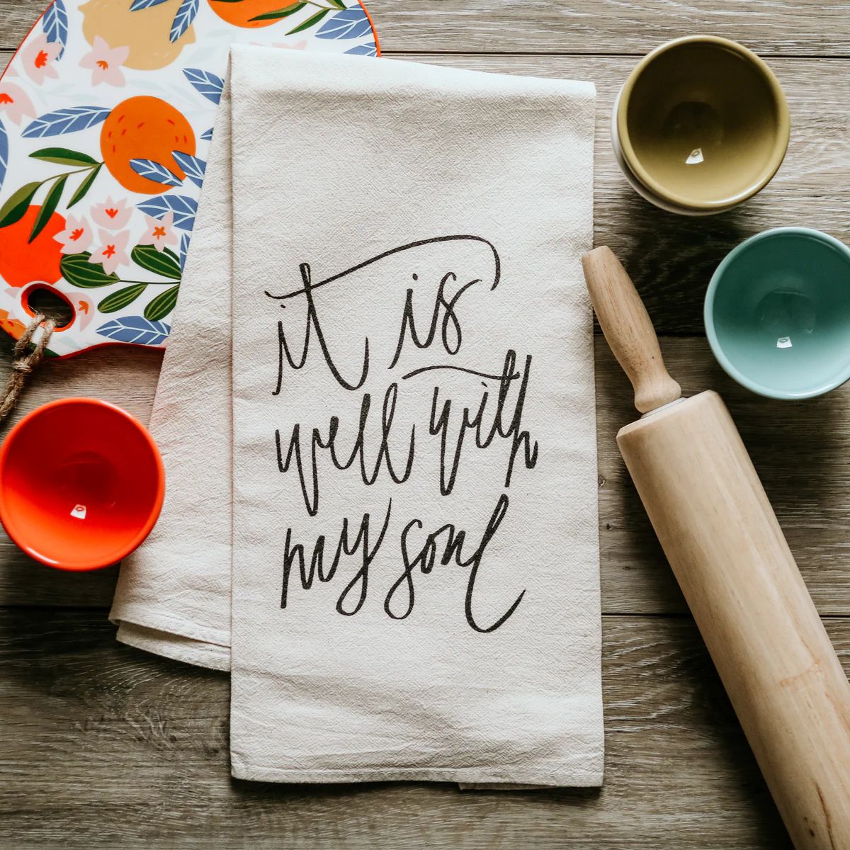 It Is Well Tea Towel | The Daily Grace Co.