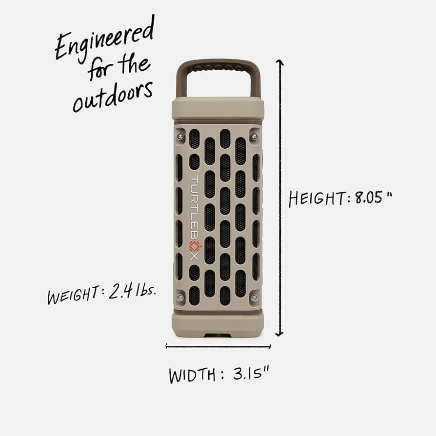 Turtlebox Ranger: Loud! Outdoor Portable Bluetooth 5.4 Speaker | Rugged, Waterproof, Ultra-Portab... | Amazon (US)