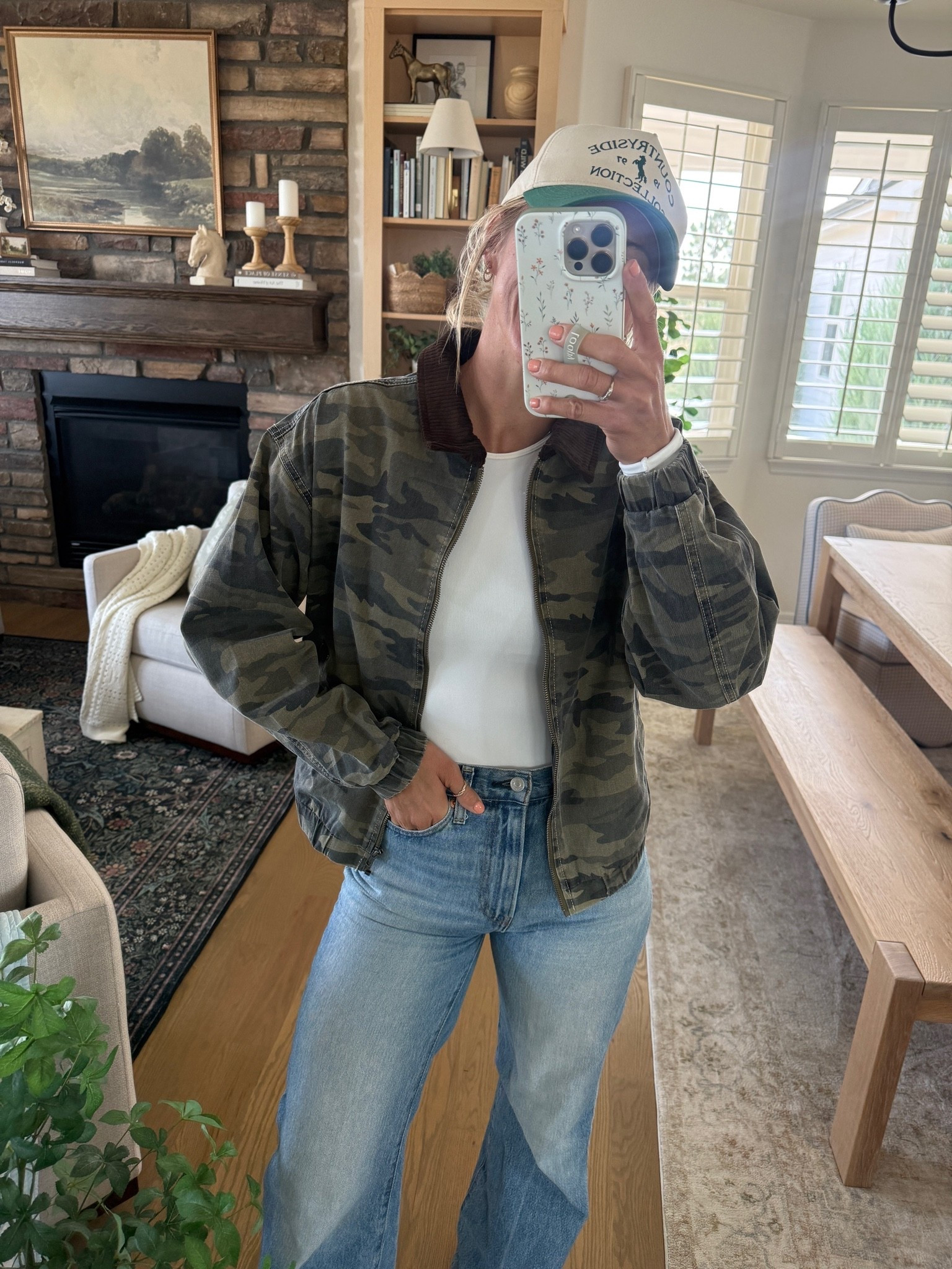 Love this camo jacket from Walmart!!