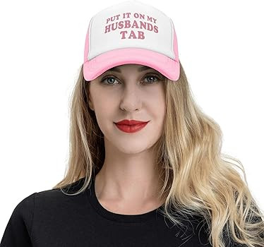 Funny Trucker Hats for Women Pink Hot Pink Men Funny Gag Baseball Hat for Girls Humor Gift Men | Amazon (US)