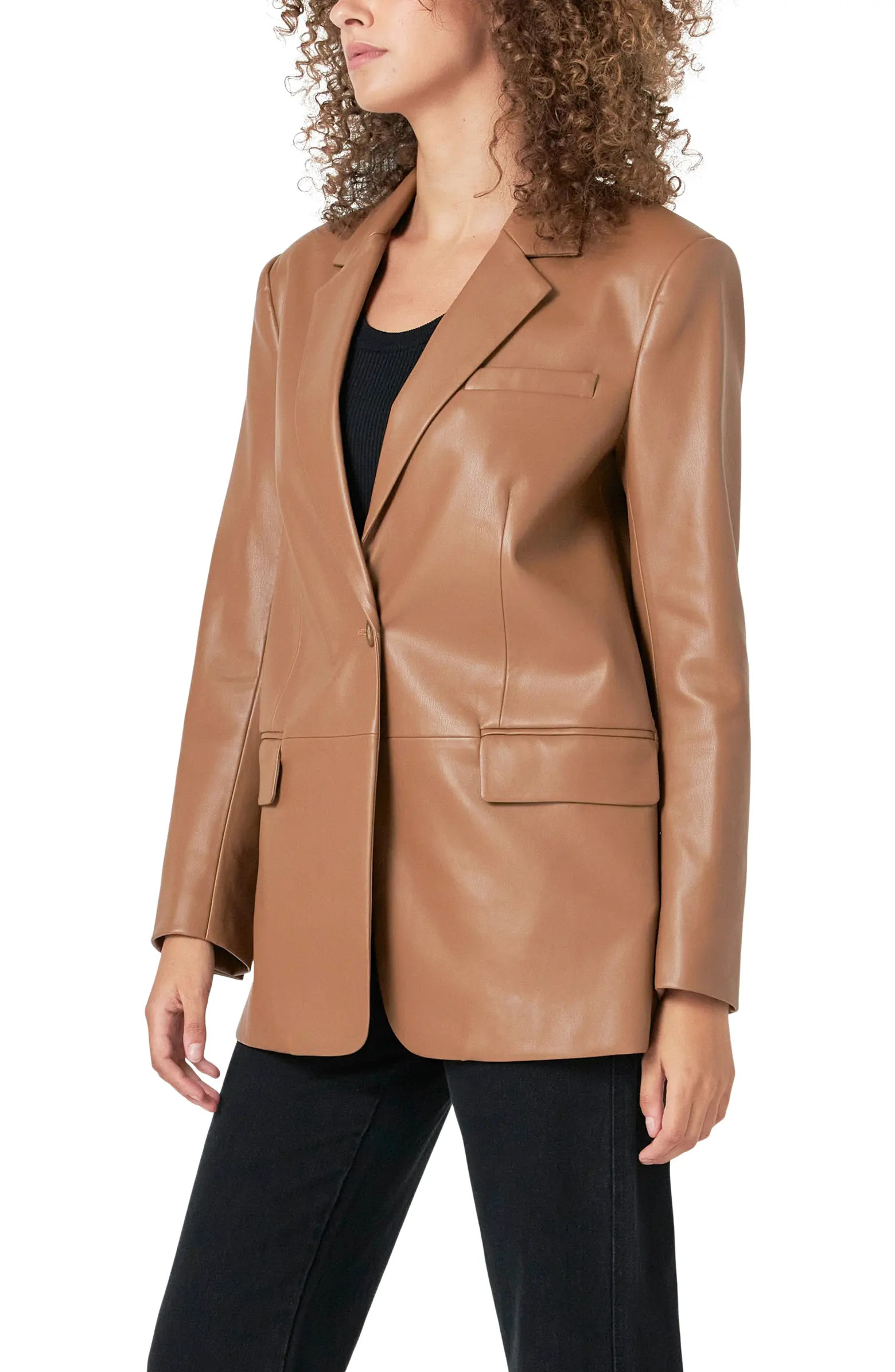 Endless Rose Faux Leather Blazer | Nordstromrack | Nordstrom Rack