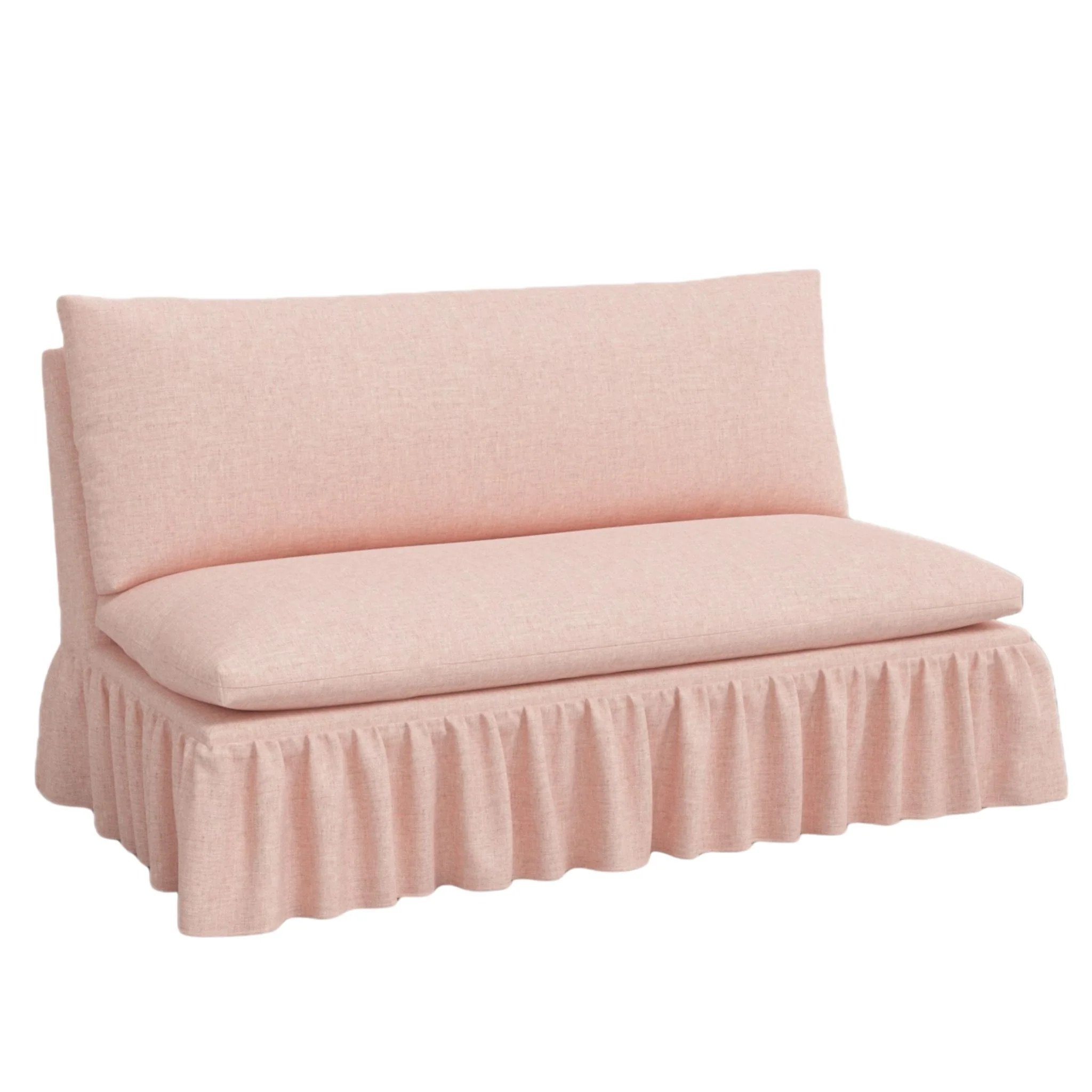 Capra Ruffle Settee | The Well Appointed House, LLC