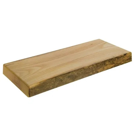 HUBERT Rectangular Rough Hewn Melamine/Bamboo Faux Wood Riser - 10""L x 23 1/2""W x 2""H | Walmart (US)