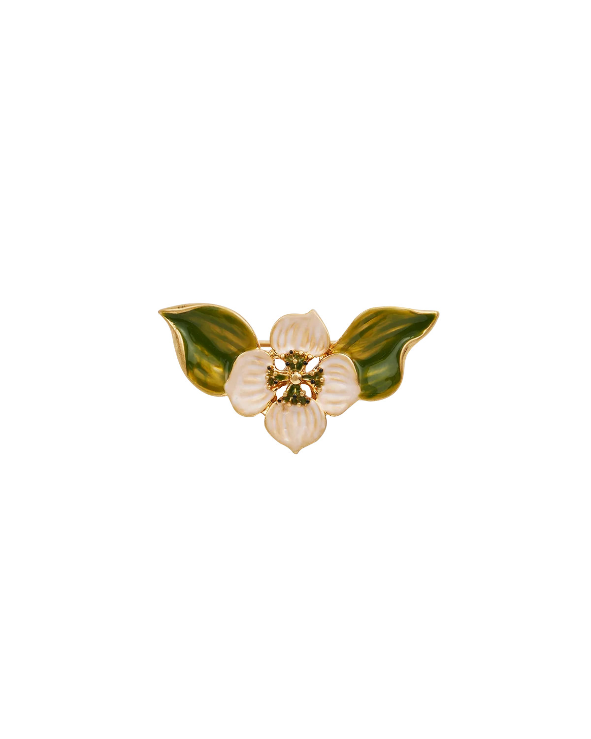 Gold Poppy Anemone Brooch | Fable England