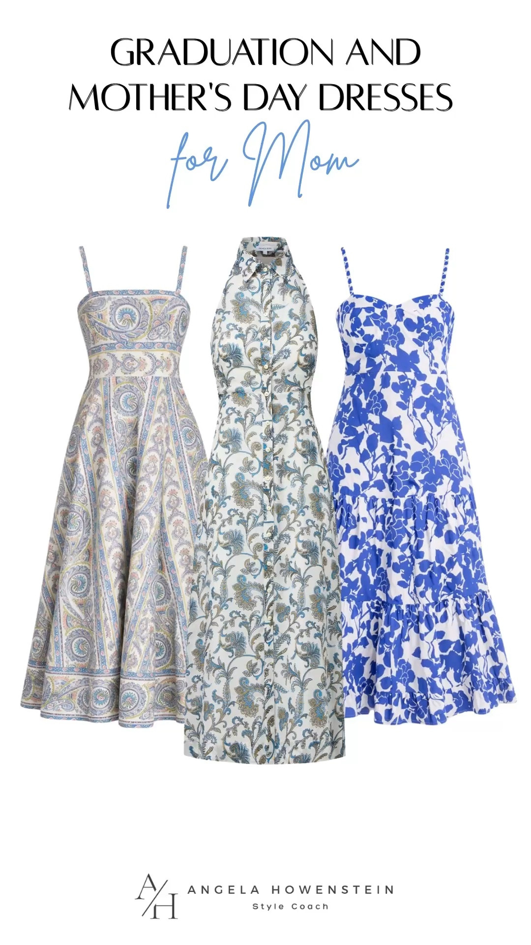 Blue & White Dresses for Graduation and Mother’s Day.

#LTKOver40 #LTKSeasonal