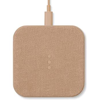 Courant Catch:1 Essentials - Belgian Linen Wireless Charging Pad - Qi-Certified - Compatible with... | Amazon (US)