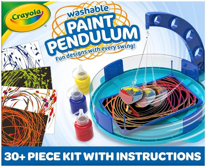 Crayola Paint Pendulum (30pcs), Washable Paint Kit, Kids Arts & Crafts, Art Toys for Girls & Boys... | Amazon (US)