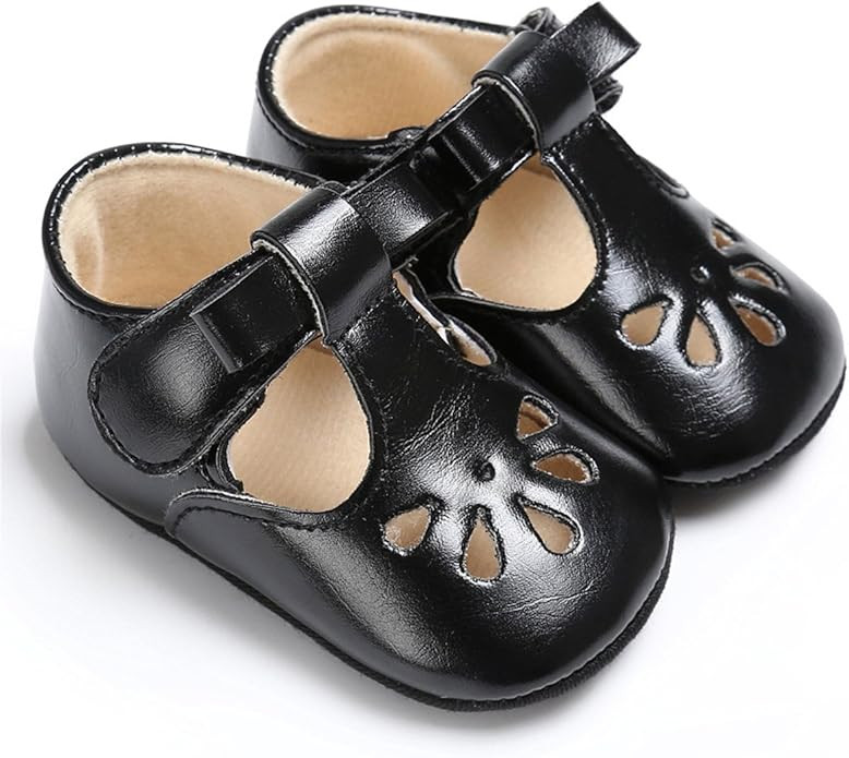 BENHERO Baby Girls Mary Jane Flats with Bowknot Non-Slip Toddler First Walkers Princess Dress Sho... | Amazon (US)