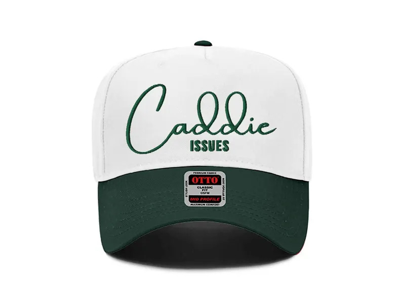 Caddie Issues Golf Hat: Two-Tone Green Snapback, Golf Hat, Golf Lover Gift, Funny Caddy Hat, Golf... | Etsy (US)