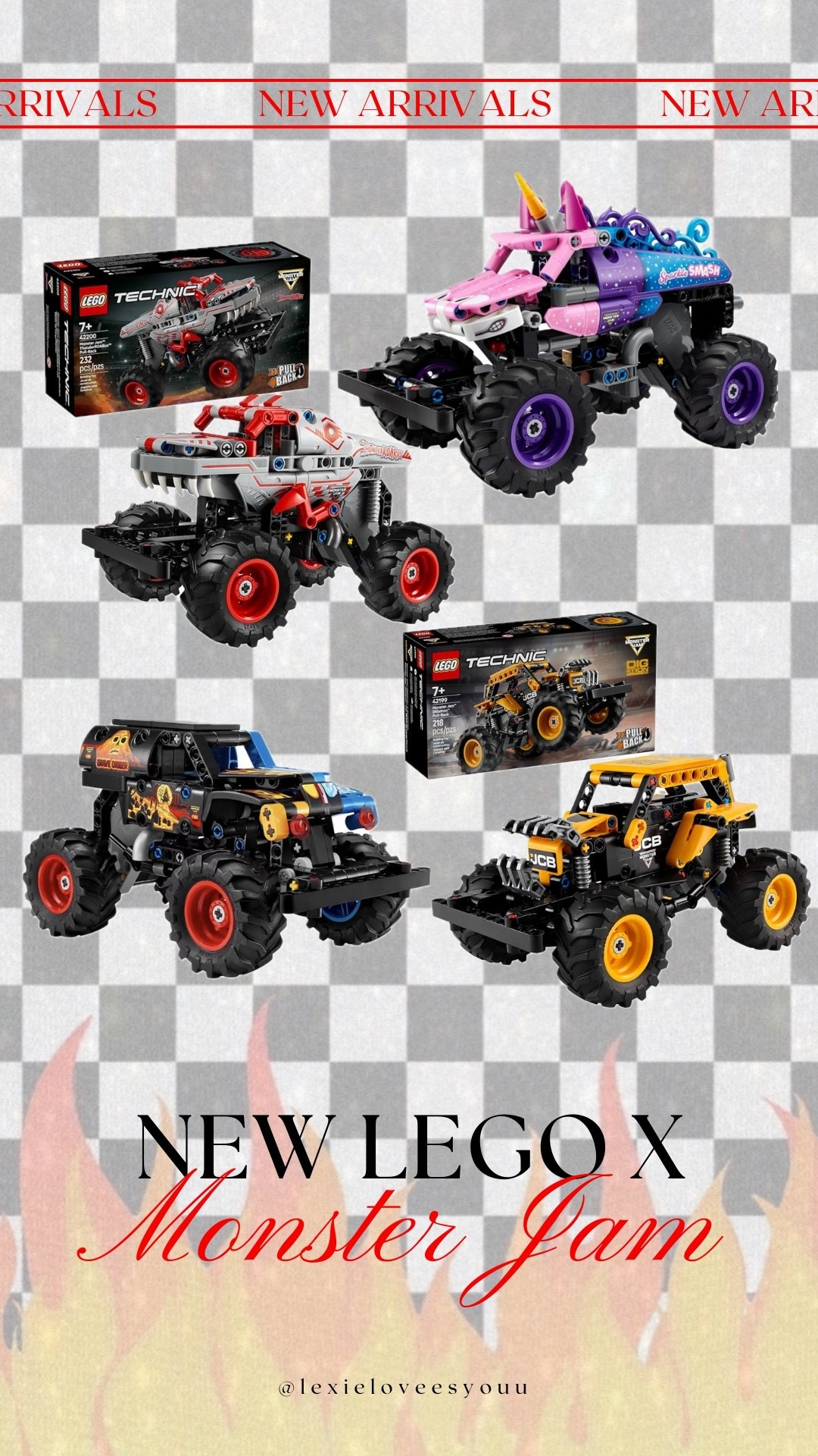 Have you seen these new Lego Monster Jam builds?! So much fun! 🏁🤘🏼

#LTKFindsUnder50 #LTKmomlife #LTKKids