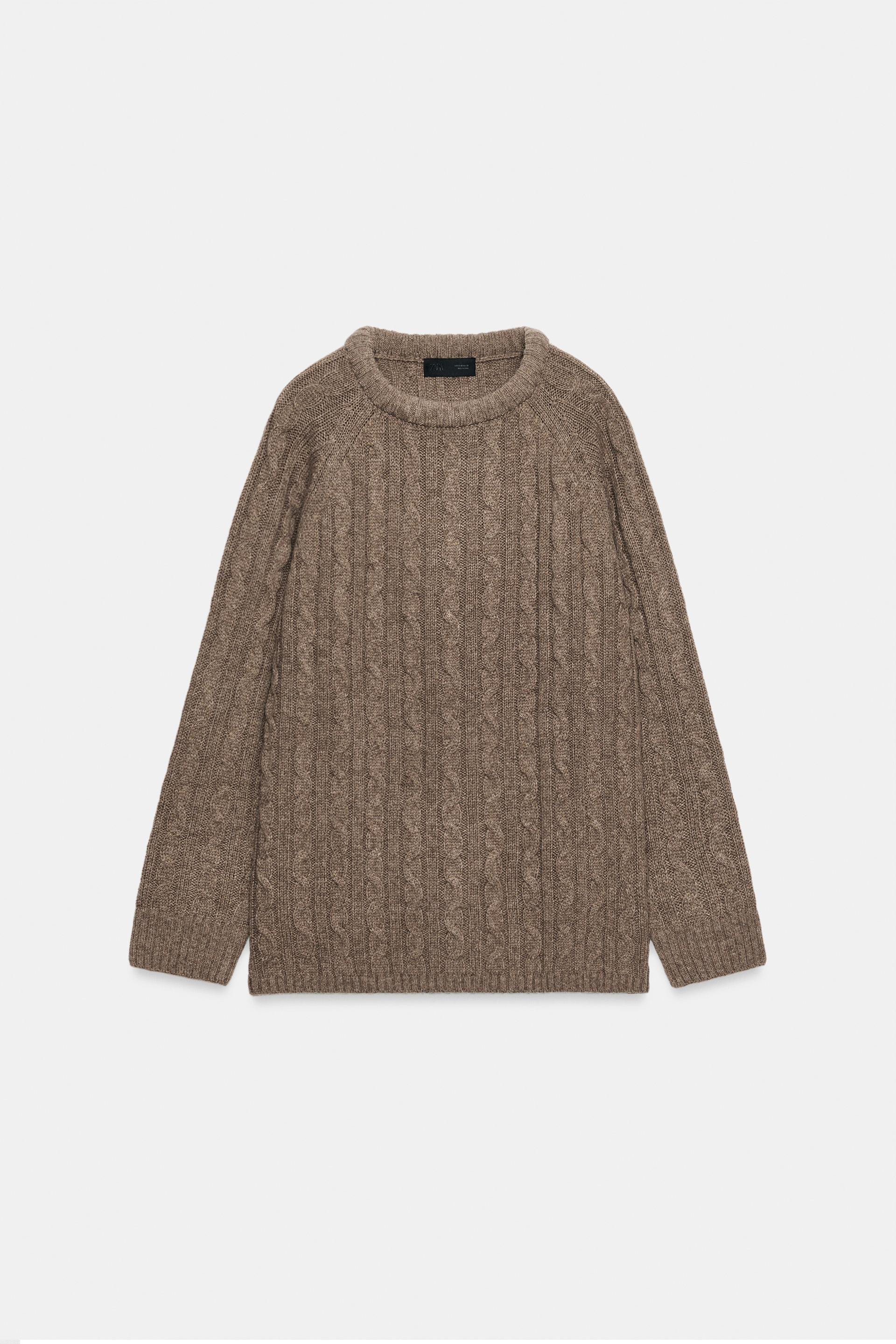 Zara - 100% Wool Knit Top Limited Edition - Women - Black - Women | Zara US