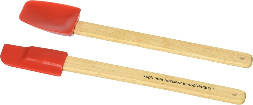 Norpro - 3000R Norpro 2-Piece Mini Spatula Set, Red | Amazon (US)