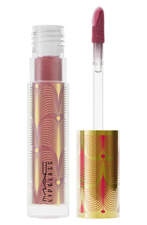 MAC Cosmetics Lipglass Lip Gloss in Galactic Glisten at Nordstrom | Nordstrom