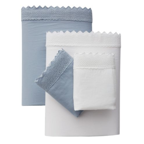 Scalloped Embroidered Pillowcases -- Set of 2 | Ballard Designs, Inc.