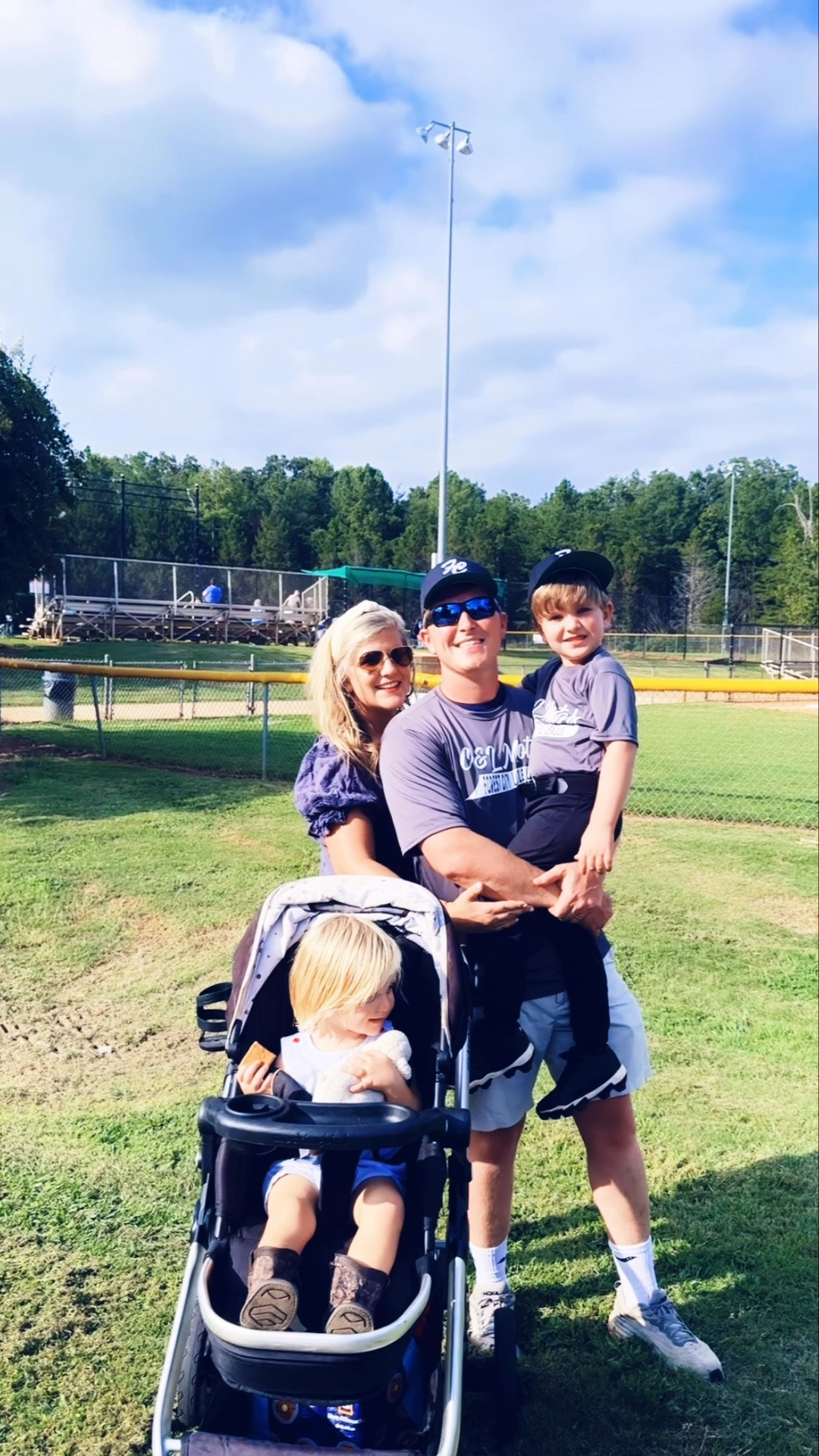 Tonight was the very first tball game 🧢⚾️ of the season 🏟️ for our firstborn Judson and “Daddy Coach” (the best 🥰😍)  as well as picture 📸 day!! 🎞️  It was such a great night 🤩 and our team did awesome 👏🏽 thanks to Daddy and Walker coaching so well!! 🙌🏽 Go boys go!!! And that’s my boy, Judson!! 🩵💙