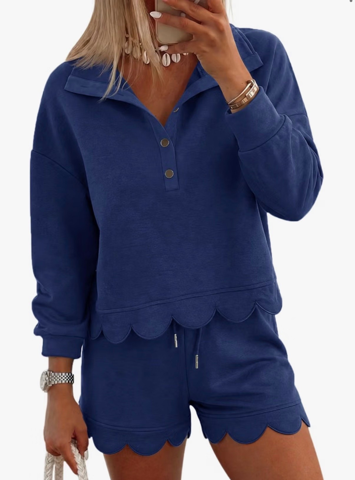Short set - love the scallops, more colors available; grabbing this to wear for our school picnic during the day 


#LTKSeasonal #amazon #set #shortset #scallopsweatshirt #scallopset #matchingset
#fall #athleisure
#LTKU #LTKOver40

#LTKHome