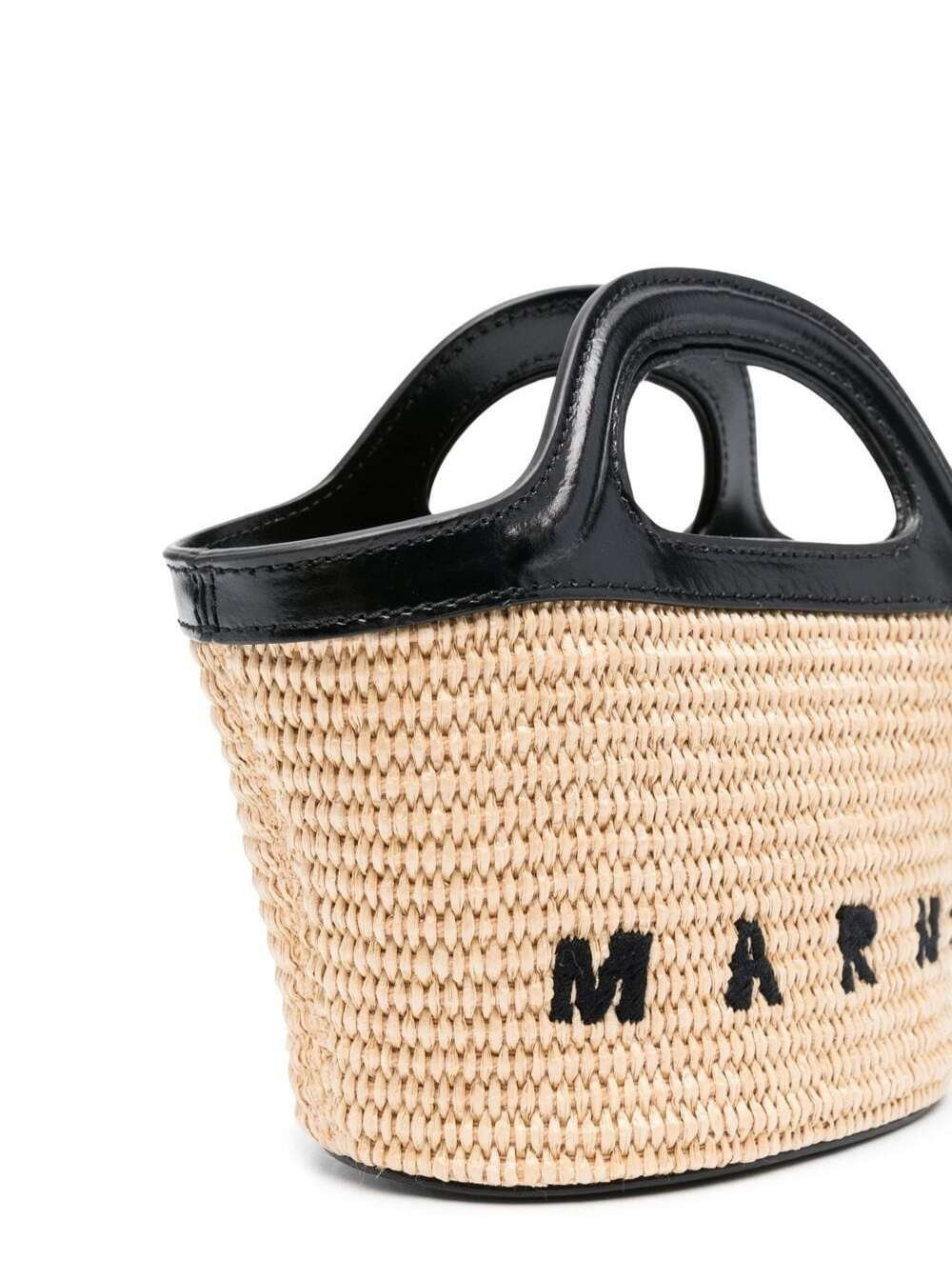 Marni Kids Logo Embroidered Top Handle Tote Bag | Cettire Global