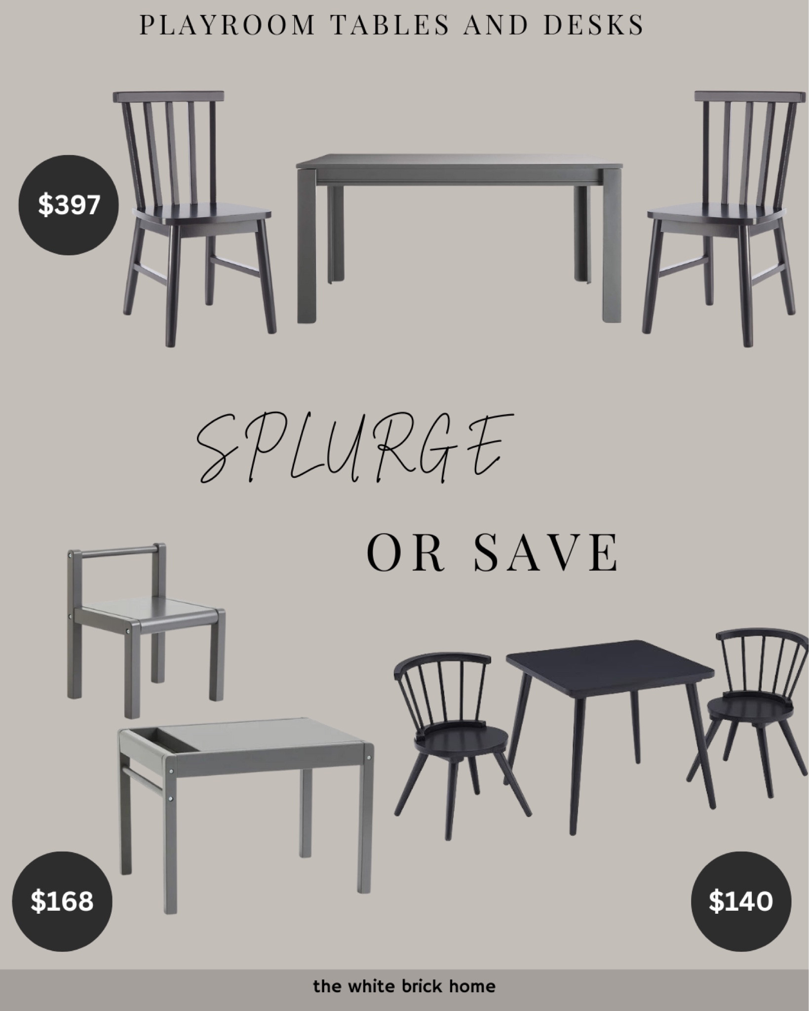 I love this crate and kids play table! But I also found two less expensive options for a play table or kids desk 🖤

Kid playroom, kid desk, play table, play chairs, Lego room, Lego table, kid playroom.

#LTKhome #LTKGiftGuide #LTKkids