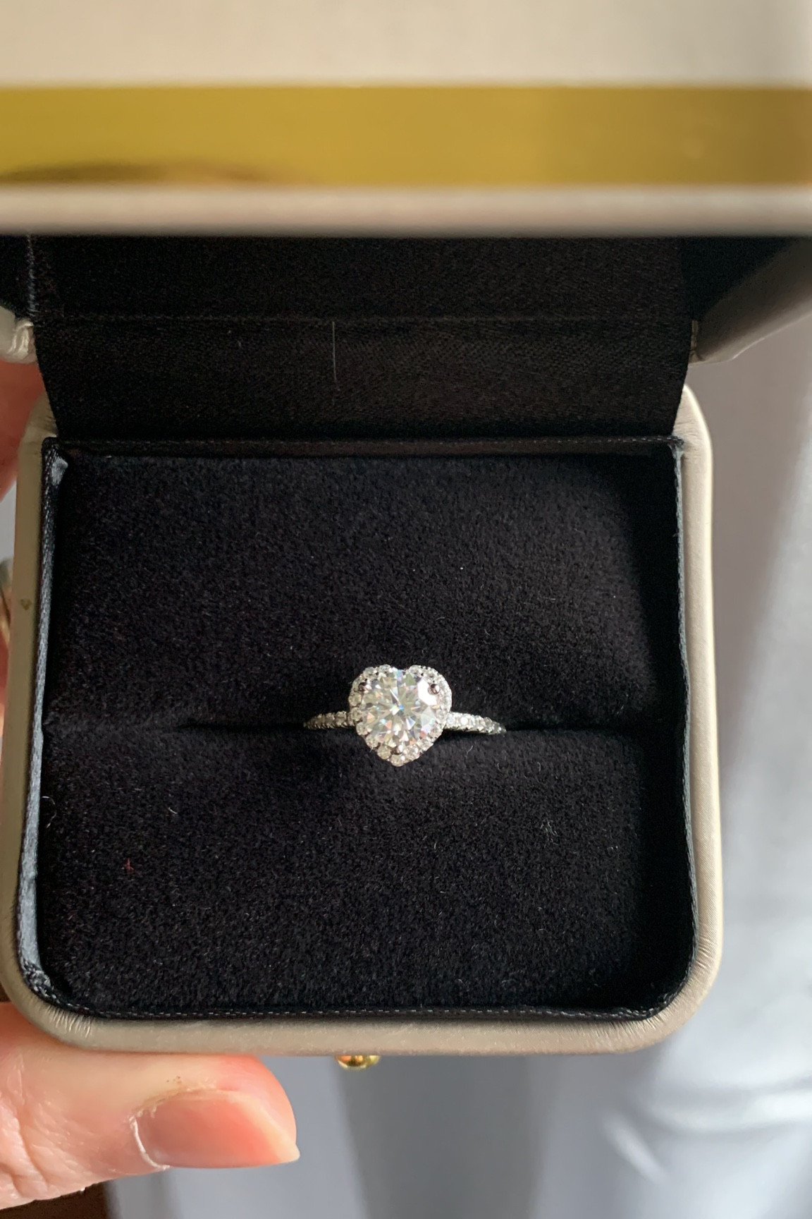 Such a special ring perfect for the holidays. A heart shaped moissinite ring. Such an affordable ring that will last many years. 

#LTKSeasonal #LTKGiftGuide #LTKHoliday