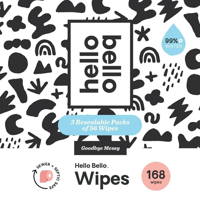 Hello Bello Wipes 3PK (168ct) | Walmart (US)