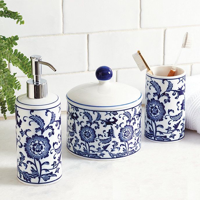 Blue & White Bath Collection | Ballard Designs, Inc.