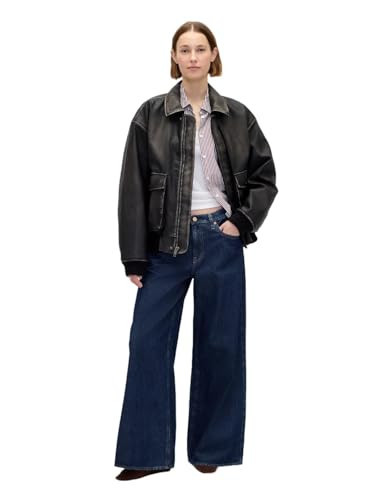 GAP Womens Low Rise Super Baggy Denim Jean Dark Rinse 29 | Amazon (US)