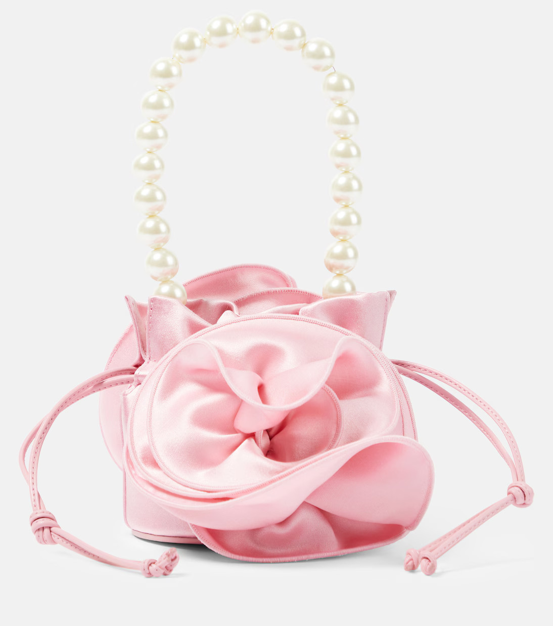 Verzierte Bucket-Bag Magda Small aus Satin | Mytheresa (DACH)