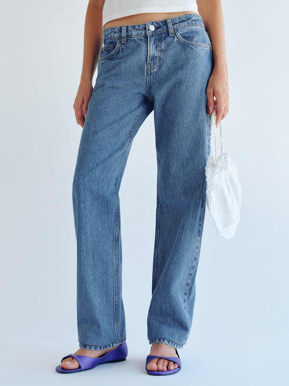 Charlee Low Rise Straight Leg Jeans | Reformation (Global)
