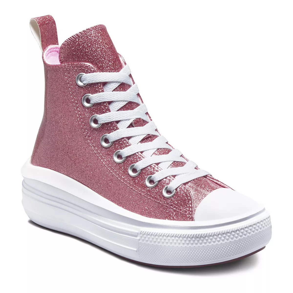 Converse Chuck Taylor All Star Glitter Move Little Kid Girls' Platform Shoes | Kohl's