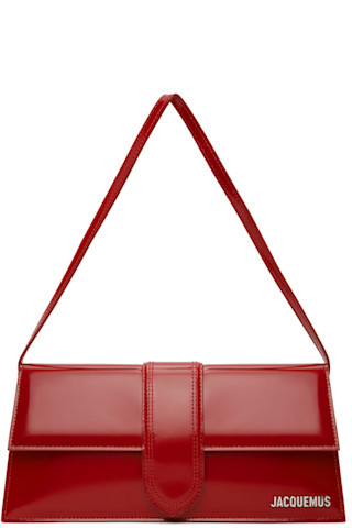JACQUEMUS - Red Les Classiques 'The long Bambino' Bag | SSENSE
