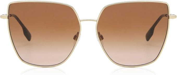 BURBERRY Sunglasses BE 3143 110913 Alexis Light Gold Brown Gradie | Amazon (US)