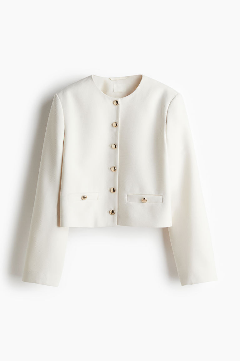 H & M - Short Jacket - White | H&M (US + CA)