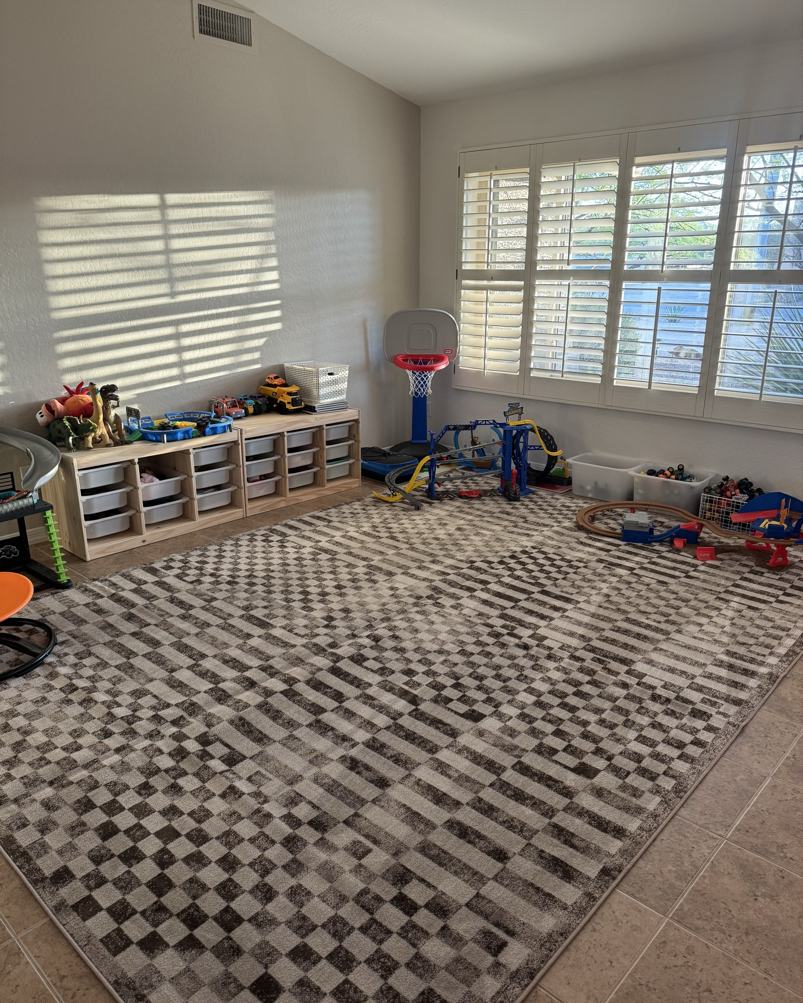 I’ve never loved a rug as much as this one. Bought this on a whim online and was blown away by the quality and how cute it is! 🤎 
•
#homedecor #rug #targetfind #target

#LTKFamily #LTKSaleAlert #LTKHome