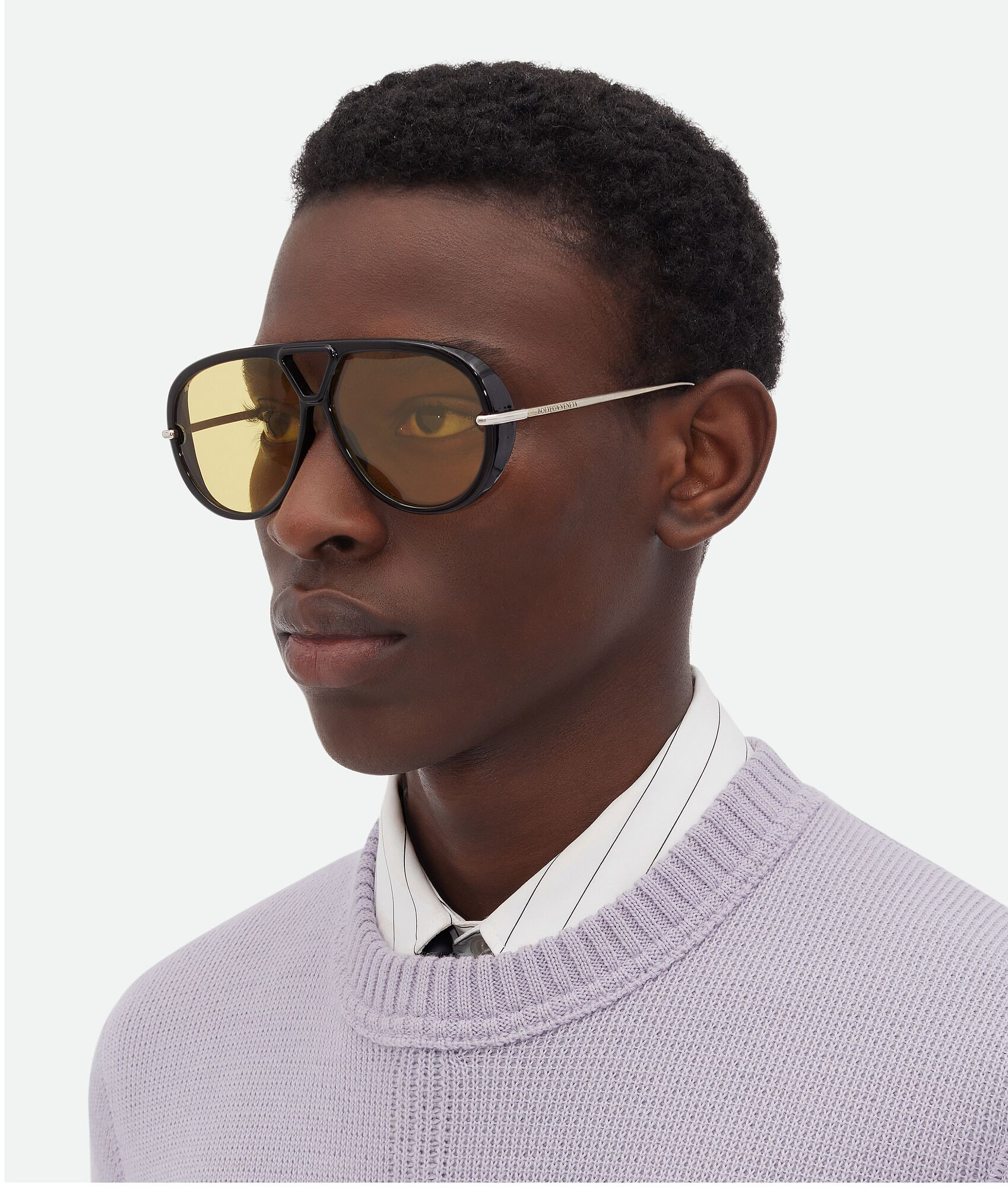Classic Aviator Sunglasses | Bottega Veneta