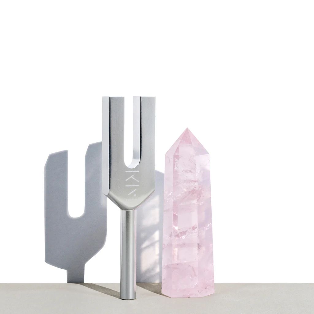 Tuning Fork & Rose Quartz Crystal | Kora Organics (US)