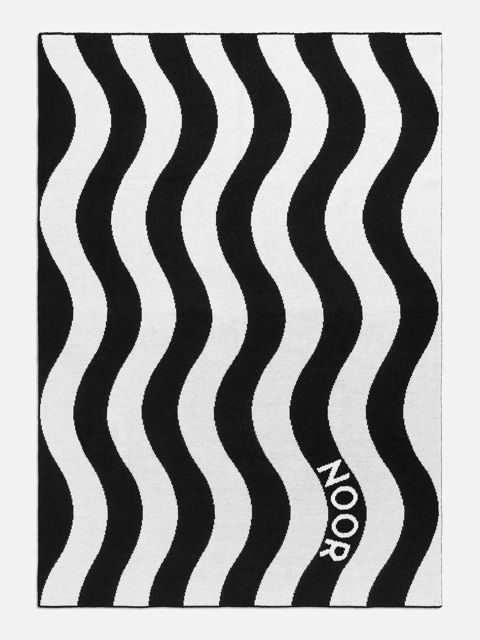 Do the Wave Blanket - Black/White | BaubleBar (US)