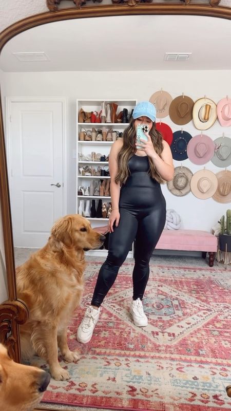 Fabletics Faux Leather Jumpsuit - wearing medium

Athleisure, gym outfit, workout outfit, travel outfit, casual outfit, spring outfit, fabletics onesie, workout wear, gym wear 

#LTKmidsize #LTKfitness #LTKfindsunder100