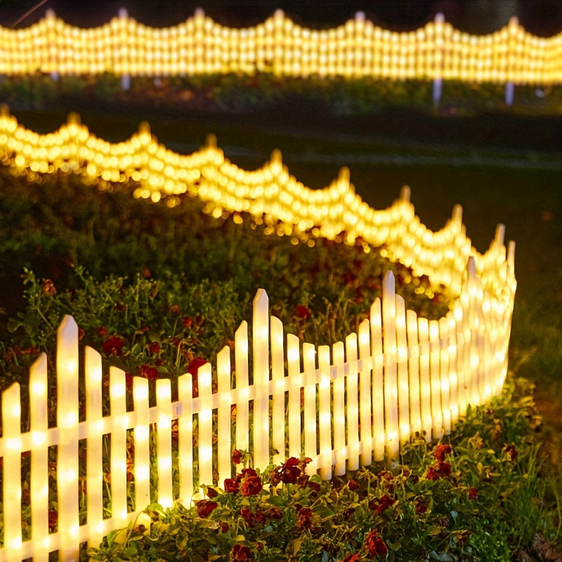 A Total 1.75 Meters Long Style Fence Light Solar New Outdoor - Temu | Temu Affiliate Program