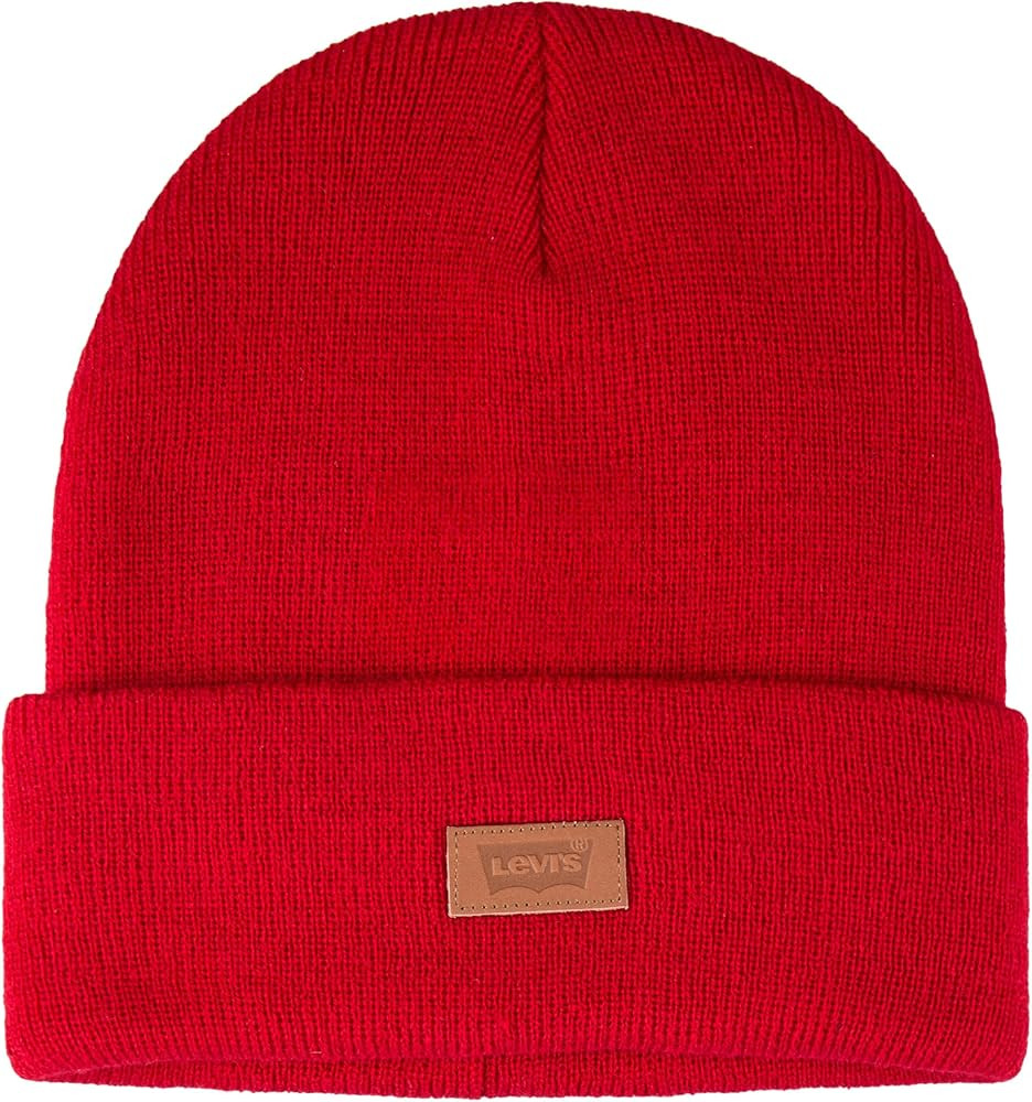Levi's Mens All-Season Hero Beanie Soft Knit Cuffed Winter Hat, Warm & Comfortable Everyday Style | Amazon (US)