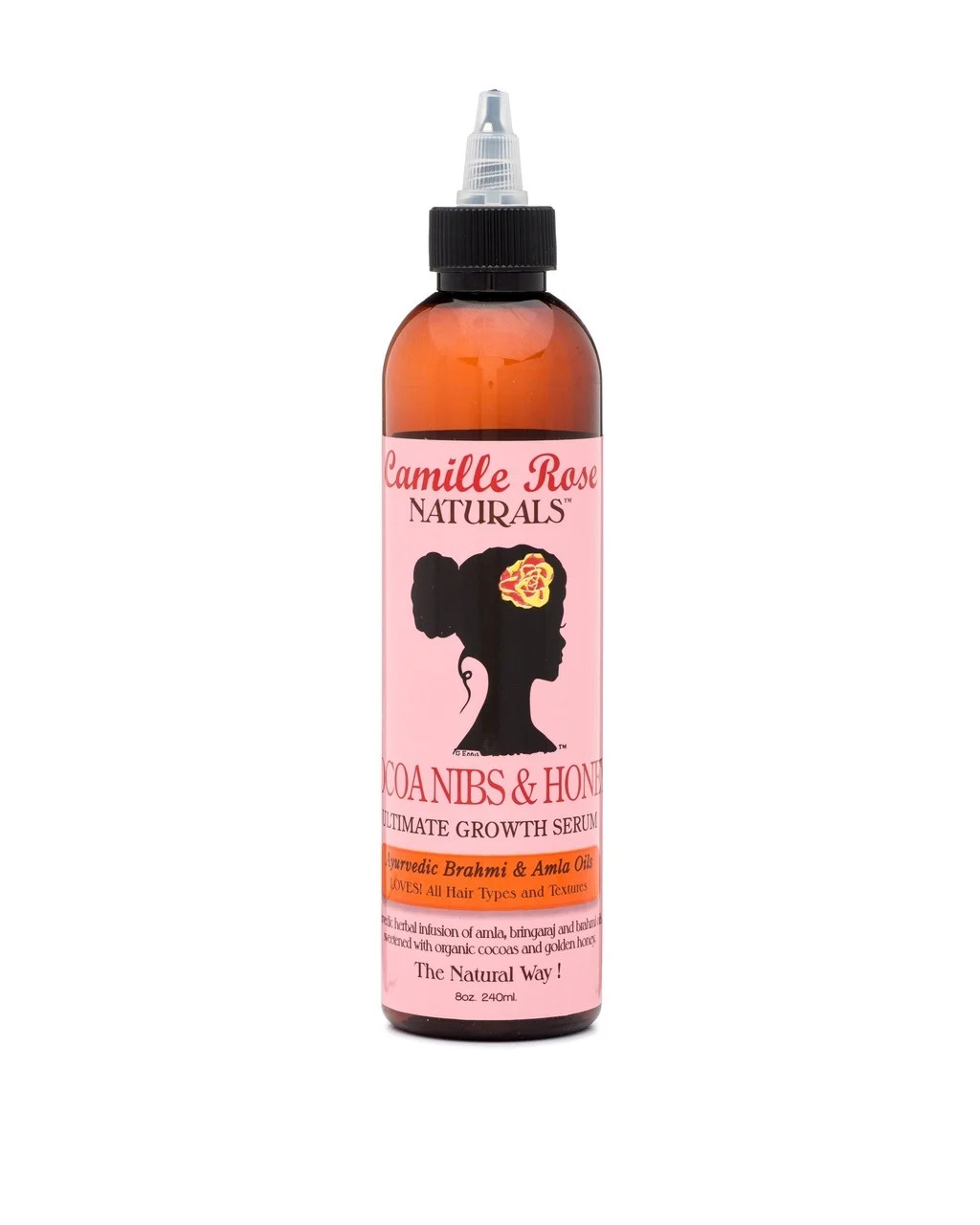 Camille Rose Naturals Cocoa & Honey Ultimate Growth Serum, 8oz, All Hair Types - Walmart.com | Walmart (US)